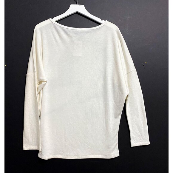 New Go Couture Flocking Birds Print Tunic Sweater - Picture 5 of 8